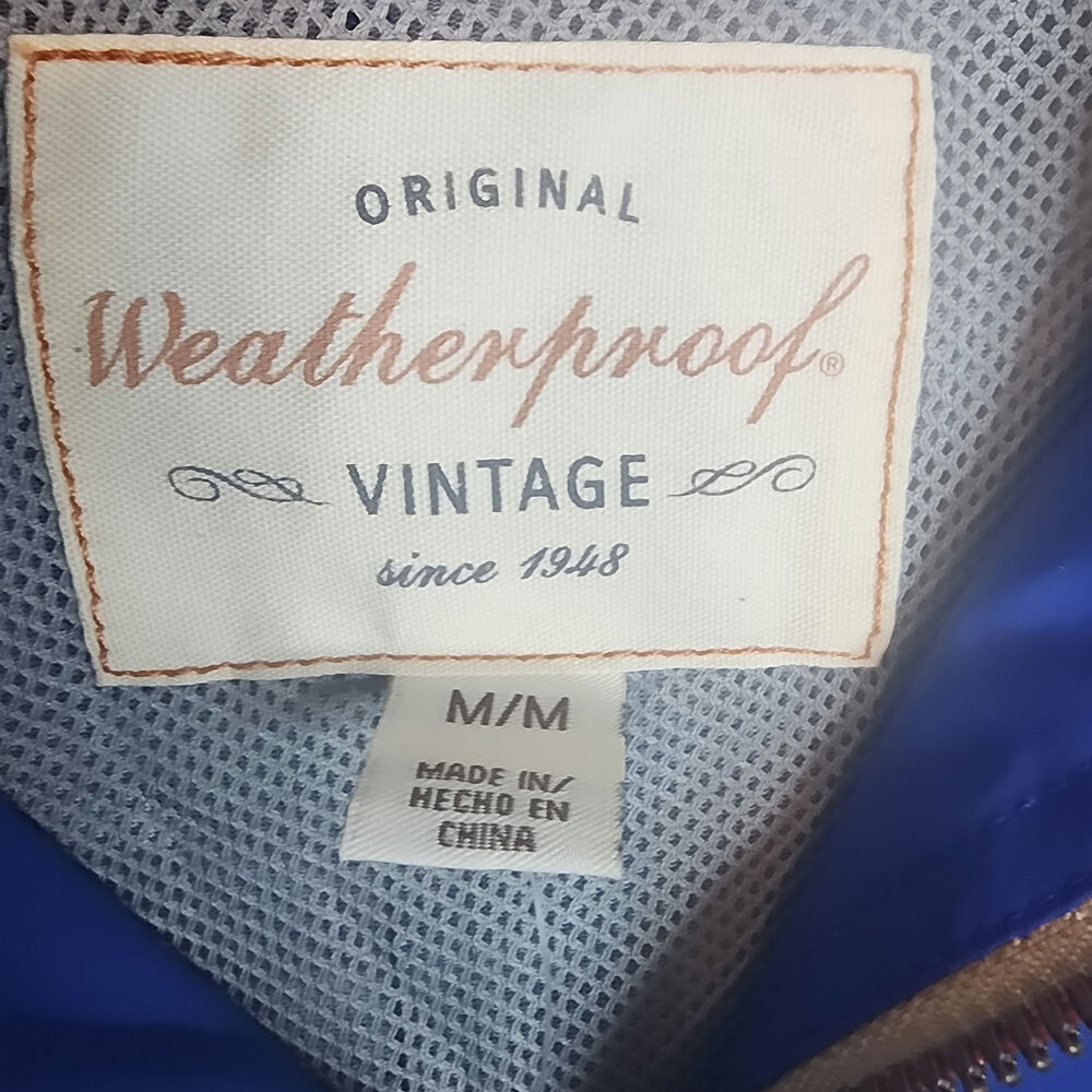 Weatherproof Vintage Blue Hooded Jacket, NWT, Medium - Picture 3 of 6